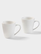УЦЕНКА Набор кружек Magistro Edne, 300 мл, 2 шт., фарфор, белый - Фото 4