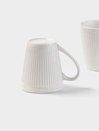 УЦЕНКА Набор кружек Magistro Edne, 300 мл, 2 шт., фарфор, белый - Фото 5