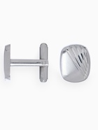 УЦЕНКА Набор мужской стальной «Запонки + Зажим для галстука», линии, цвет серебро - Фото 2