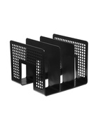 Лоток для бумаг вертикальный, 3 отделения, пластик - Фото 2