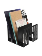 Лоток для бумаг вертикальный, 3 отделения, пластик - Фото 5