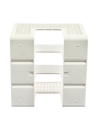 Лоток для бумаг вертикальный, 3 отделения, пластик - Фото 4