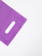 Пакет полиэтиленовый с вырубной ручкой, фиолетовый 20х30 см, 60 мкм - Фото 2