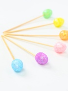 Шпажки деревянные «Пасха», блёстки, набор 6 шт - Фото 3