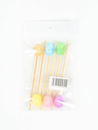 Шпажки деревянные «Пасха», блёстки, набор 6 шт - Фото 5