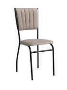 Стул мягкий для кухни разборный «Камелот», цвет чёрный/бежевый  (артикул 10994719)  большой выбор товаров оптом и в розницу по низким ценам с доставкой