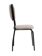 Стул мягкий для кухни разборный «Камелот», цвет чёрный/бежевый  (артикул 10994719)  большой выбор товаров оптом и в розницу по низким ценам с доставкой