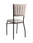 Стул мягкий для кухни разборный «Камелот», цвет чёрный/бежевый  (артикул 10994719)  большой выбор товаров оптом и в розницу по низким ценам с доставкой