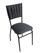 Стул мягкий для кухни разборный «Камелот», обивка рогожка, цвет чёрный/серый  (артикул 10994722)  большой выбор товаров оптом и в розницу по низким ценам с доставкой