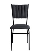 Стул мягкий для кухни разборный «Камелот», обивка рогожка, цвет чёрный/серый  (артикул 10994722)  большой выбор товаров оптом и в розницу по низким ценам с доставкой