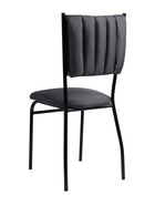 Стул мягкий для кухни разборный «Камелот», обивка рогожка, цвет чёрный/серый  (артикул 10994722)  большой выбор товаров оптом и в розницу по низким ценам с доставкой