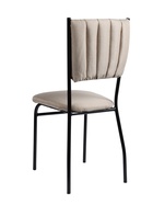 Стул мягкий для кухни разборный «Камелот», обивка рогожка, цвет чёрный/бежевый  (артикул 10994723)  большой выбор товаров оптом и в розницу по низким ценам с доставкой