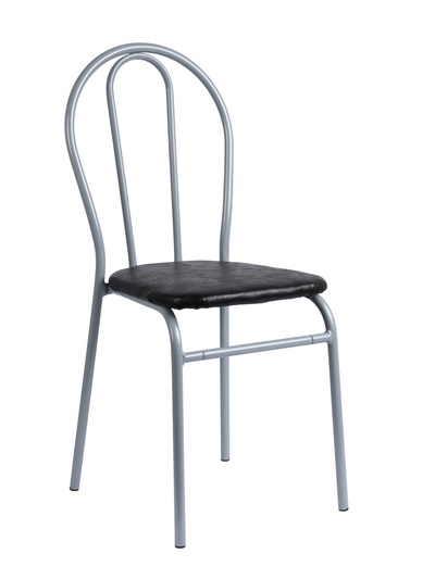 Стул для кухни разборный «Титан», искусственная кожа, цвет титан/чёрный