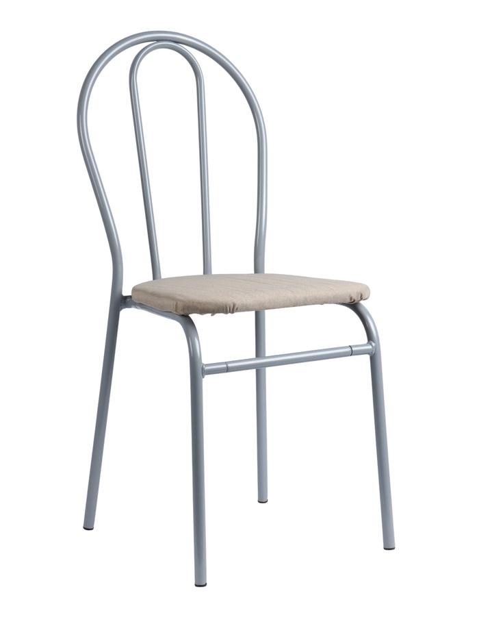 Стул для кухни разборный «Титан», обивка рогожка, цвет титан/бежевый - Фото 1