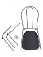 Стул для кухни разборный «Титан», обивка рогожка, цвет титан/серый  (артикул 10994727)  большой выбор товаров оптом и в розницу по низким ценам с доставкой