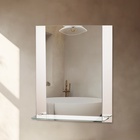 УЦЕНКА Зеркало, настенное, с полкой, 37×45 см - Фото 1