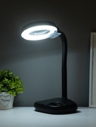 УЦЕНКА Лампа-лупа для творчества, от сети 220В чёрный 52х17х14 см - Фото 3