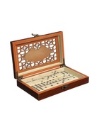 УЦЕНКА Домино настольная игра «Резное», 28 шт., костяшка 5×2.5 см, 12×20 см - Фото 7