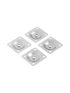 Крепления для мебельных ножек CAPPIO, 50×50 мм с закладной гайкой М8, 4 шт.  (артикул 10941714)  большой выбор товаров оптом и в розницу по низким ценам с доставкой
