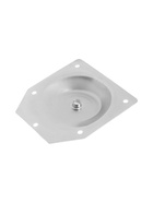 Крепления для мебельных ножек CAPPIO, 100×100 мм с закладной гайкой М8, угол14*, 4 шт. - Фото 2