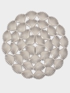 Коврик для раковины Доляна «Ракушки», круглый, d=29 см, прозрачный, серо-коричневый - Фото 1