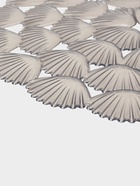 Коврик для раковины Доляна «Ракушки», круглый, d=29 см, прозрачный, серо-коричневый - Фото 3