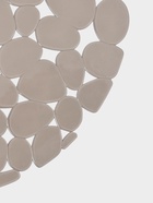 Коврик для раковины Доляна «Галька», круглый, d=29 см, прозрачный, серо-коричневый - Фото 2