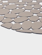 Коврик для раковины Доляна «Галька», круглый, d=29 см, прозрачный, серо-коричневый - Фото 3