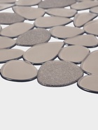 Коврик для раковины Доляна «Галька», 30×40 см, прозрачный, серо-коричневый - Фото 3