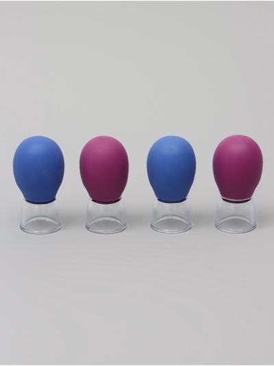 Набор вакуумных банок для массажа, 4 шт., d=2.5 см