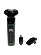 Электробритва LBR-13, роторная, 3 Вт, триммер, 3 головки, сухое бритьё, от АКБ, зелёная - Фото 1
