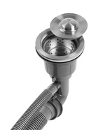 Мойка врезная кухонная, нержавеющая сталь, 50×44, толщ 3.0 мм, Сатин.Премиум, AF95044DA - Фото 7