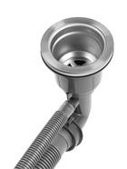 Мойка врезная кухонная, нержавеющая сталь, 50×44, толщ 3.0 мм, Сатин.Премиум, AF95044DA - Фото 8