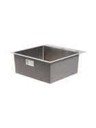 Мойка врезная кухонная, нержавеющая сталь, премиум-класса 50×50, Декор.Сатин, AF95050DA - Фото 2