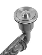 Мойка врезная кухонная, нержавеющая сталь, премиум-класса 50×50, Декор.Сатин, AF95050DA - Фото 7