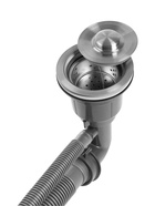 Мойка врезная кухонная, нержавеющая сталь, премиум-класса 50×50, Декор.Сатин, AF95050DA - Фото 8