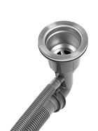 Мойка врезная кухонная, нержавеющая сталь, премиум-класса 50×50, Декор.Сатин, AF95050DA  (артикул 10993296)  большой выбор товаров оптом и в розницу по низким ценам с доставкой