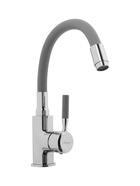 Смеситель для кухни с силиконовым изливом и гайкой, A9890T-2.  (артикул 10993297)  большой выбор товаров оптом и в розницу по низким ценам с доставкой