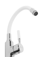 Смеситель для кухни с силиконовым изливом и гайкой, A9890G-2  (артикул 10993298)  большой выбор товаров оптом и в розницу по низким ценам с доставкой