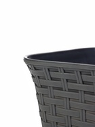 Ящик балконный для цветов «Ротанг», 13 л, 43×20×14.5 см, с дренажной вставкой, пластиковый, серый - Фото 7