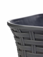 Ящик балконный для цветов «Ротанг», 18 л, 63×20×14.5 см, с дренажной вставкой, пластиковый, серый - Фото 4