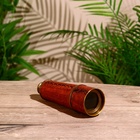 УЦЕНКА Подзорная труба с гравировкой 43 см, латунь, кожа - Фото 1