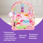 УЦЕНКА Развивающий коврик «Любимый зоопарк», розовая - Фото 3