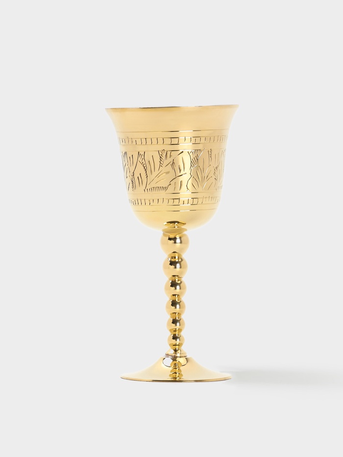 УЦЕНКА Бокал латунь для вина 8х7х17 см - Фото 1