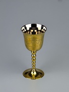 УЦЕНКА Бокал латунь для вина 8х7х17 см - Фото 3