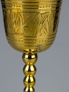 УЦЕНКА Бокал латунь для вина 8х7х17 см - Фото 4