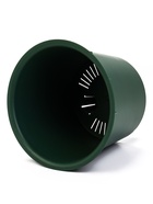 Кашпо для цветов «Микрит», 1 л, d=15 см, h=14 см, со вставкой, пластиковое, зелёное - Фото 5