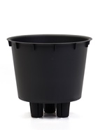 Кашпо для цветов «Микрит», 1 л, d=15 см, h=14 см, со вставкой, пластиковое, серое - Фото 4