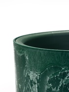 Кашпо для цветов «Микрит», 1.9 л, d=18 см, h=16.5 см, со вставкой, пластиковое, зелёное - Фото 2