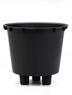 Кашпо для цветов «Микрит», 1.9 л, d=18 см, h=16.5 см, со вставкой, пластиковое, серое - Фото 4